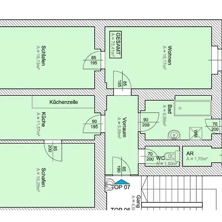 Geraumiger-altbau Hauptbahnhof Graz